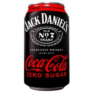 Lata Jack Daniels Con Coca Cola Zero 350ml