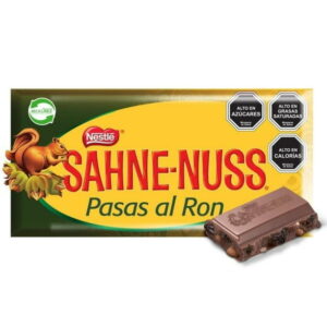 Chocolate Sahne-Nuss Pasas Al Ron 250Gr