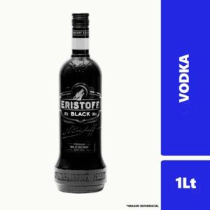 Vodka Eristoff Black 1Litro 18%alc