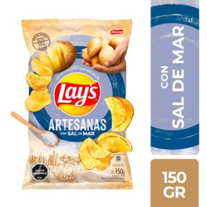 Papas Fritas Lays Artesanas Sal De Mar