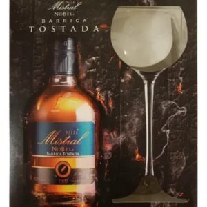 Pisco Mistral Barrica Tostada 750Ml + Copa