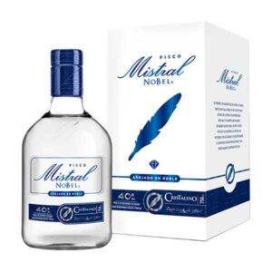 Pisco Mistral Cristalino 40%alc 750Ml