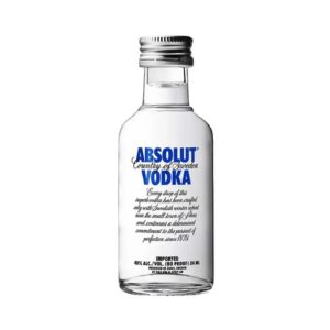 Miniatura Absolut Vodka Swedish Vodka