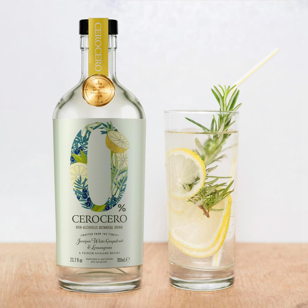 Cero Cero Gin- Enebro Pomelo Blanco Y Hierba De Limón - Imagen 2
