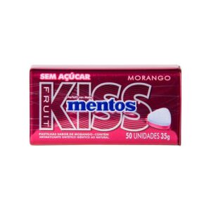 Caramelos Kiss Mentos Sabor Fresa